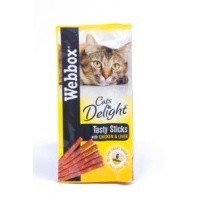 Webbox Cat Delight Treat Sticks - Chicken & Liver big image