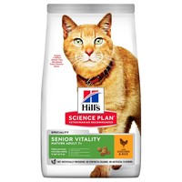 Hills Science Plan Senior Vitality Mature Adult 7+ Dry Cat Food (Chicken) big image