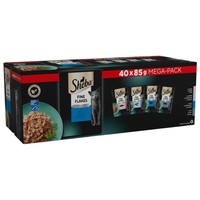 Sheba Fine Flakes Adult Wet Cat Food in Jelly (Fish Selection) big image