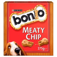 Bonio Bitesize Meaty Chip Dog Biscuits 400g big image