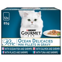 Purina Gourmet Perle Adult Cat Food Pouches (Ocean Delicacies) big image