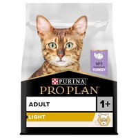 Purina Pro Plan Light Adult Cat Food (Turkey) 3kg big image