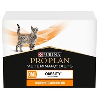 Purina Pro Plan Veterinary Diets OM St/Ox Obesity Management Wet Cat Food Pouches big image