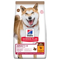 Hills Science Plan Adult 1-6 No Grain Medium Breed Dry Dog Food (Chicken) 14kg big image