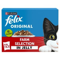 Felix Original Adult Cat Food in Jelly (Farm Selection) big image