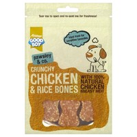 Good Boy Pawsley & Co Crunchy Chicken & Rice Bones 100g big image