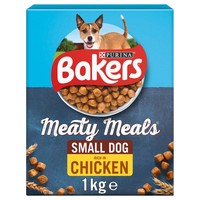 Bakers Meaty Meals Small Dog Adult Dry Dog Food (Chicken) 1kg big image
