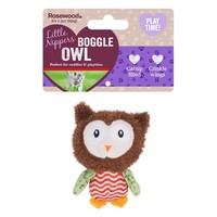Rosewood Little Nippers Boggle Owl Cat Toy big image