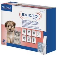 Evicto 15mg Spot-On Solution for Cats and Dogs (4 Pipettes) big image