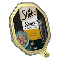 Sheba Sauce Collection Adult Wet Cat Food (Turkey with White Sauce) big image