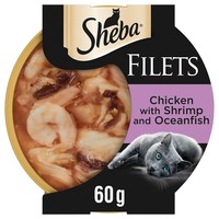 Sheba Fillets Adult Wet Cat Food in Gravy (Chicken with Shrimp & Ocean Fish) big image