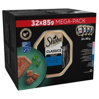 Sheba Classics Adult Wet Cat Food in Terrine (Fish Selection) big image