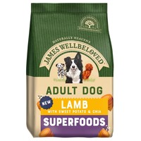 James Wellbeloved Superfoods Adult Dog Dry Food (Lamb with Sweet Potato & Chia) big image