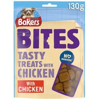 Bakers Bites Tasty Dog Treats with Chicken 130g big image