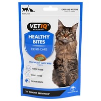 VetIQ Healthy Bites Denti-Care Treats for Cats 65g big image
