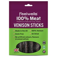Feelwells 100% Meat Healthy & Natural Dog Treats (Venison Sticks) 100g big image