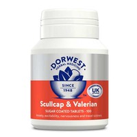 Dorwest Scullcap and Valerian Tablets for Dogs and Cats big image