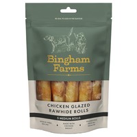Bingham Farms Chicken Glazed Rawhide Roll 90g big image