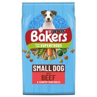 Bakers Superfoods Small Dog Adult Dry Dog Food (Beef and Vegetables) big image
