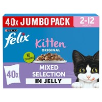 Felix Original Kitten Cat Food in Jelly (Mixed Selection) big image