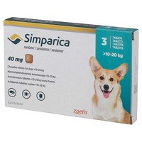 Simparica 40mg Chewable Tablets (Pack of 3) big image