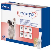 Evicto 30mg Spot-On Solution for Extra Small Dogs (4 Pipettes) big image