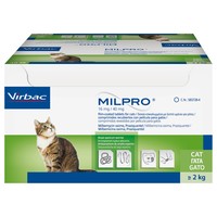 Milpro 16mg/40mg Worming Tablets for Cats big image