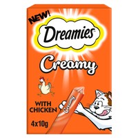 Dreamies Creamy Cat Treats with Tasty Chicken 40g big image