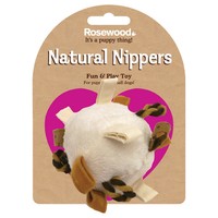 Rosewood Natural Nippers Loopy Fun Ball Dog Toy big image