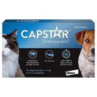 Capstar 11.4mg Flea Tablets for Small Dogs and Cats (Pack of 6) big image