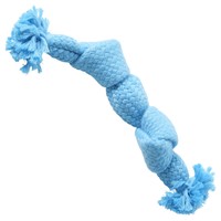 Buster Squeak Rope Toy (Blue) big image