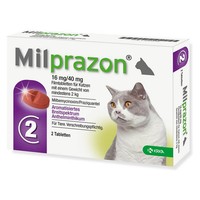 Milprazon 16mg/40mg Tablets for Cats big image