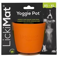 LickiMat Yoggie Pot Slow Feeder Dog Bowl big image