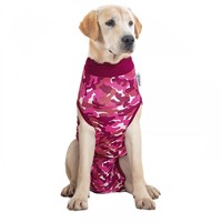 Suitical Recovery Suit for Dogs (Pink Camouflage) big image