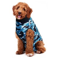 Suitical Recovery Suit for Dogs (Blue Camouflage) big image