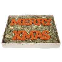 Rosewood Naturals Merry Xmas Forage Tray for Small Animals big image