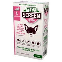 Flea Screen Combo Spot-On Solution for Small Dogs big image