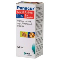 Panacur 10% 100ml Liquid for Cats and Dogs big image
