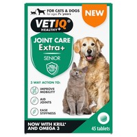 VetIQ Healthy+ Joint Care Extra+ Senior (45 Tablets) big image