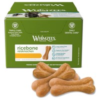 Whimzees Rice Bone Dog Chew big image