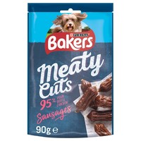 Bakers Meaty Cuts Scrumptious Sausages Dog Treats 90g big image