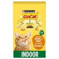 Purina Go-Cat Indoor Adult Dry Cat Food (Chicken with Vegetables) 2kg big image