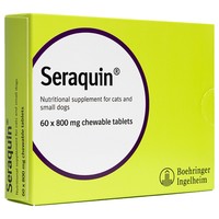 Seraquin for Cats and Small Dogs 800mg Tablets 60 Tablet Box big image
