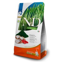 Farmina N&D Spirulina Kitten Dry Cat Food (Herring, Spirulina & Wolfberry) 1.5kg big image