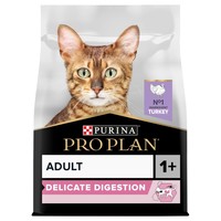 Purina Pro Plan Delicate Digestion Adult Cat Food (Turkey) 3kg big image