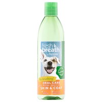 TropiClean Fresh Breath Water Additive Plus for Dogs (Skin & Coat) 473ml big image