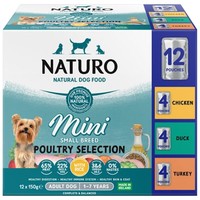 Naturo Mini Adult Wet Dog Food Pouches (Variety Pack) big image
