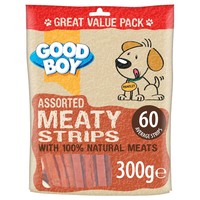Good Boy Pawsley & Co Assorted Meaty Strips Dog Treats 300g big image