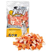 Calibra Joy Mini Chicken & Cod Sandwich Dog Treats 70g big image