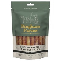 Bingham Farms Chicken Wrapped Rawhide Twist big image
